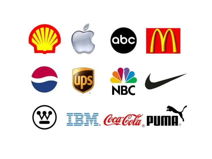 Minimalist logos from famous brands like Apple, Nike, Shell, and Coca-Cola showing the power of simplicity in design
